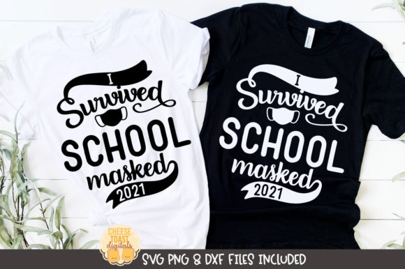 I Survived School Masked 2021 – A Versatile Graphic Design Asset for Crafts and Marketing