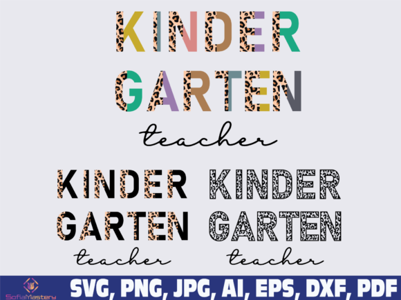Kindergarten Teacher Half Leopard Embroidery Design Review