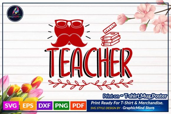 Teacher Sublimation T Shirt Graphic: A Versatile Design Asset for Crafts and Graphics