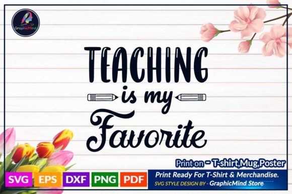 Teacher T-Shirt Design for a Crafts-Focused Graphics Project