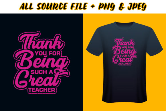 Teacher’s T-shirt Design – A Versatile Graphic for Crafts and Branding